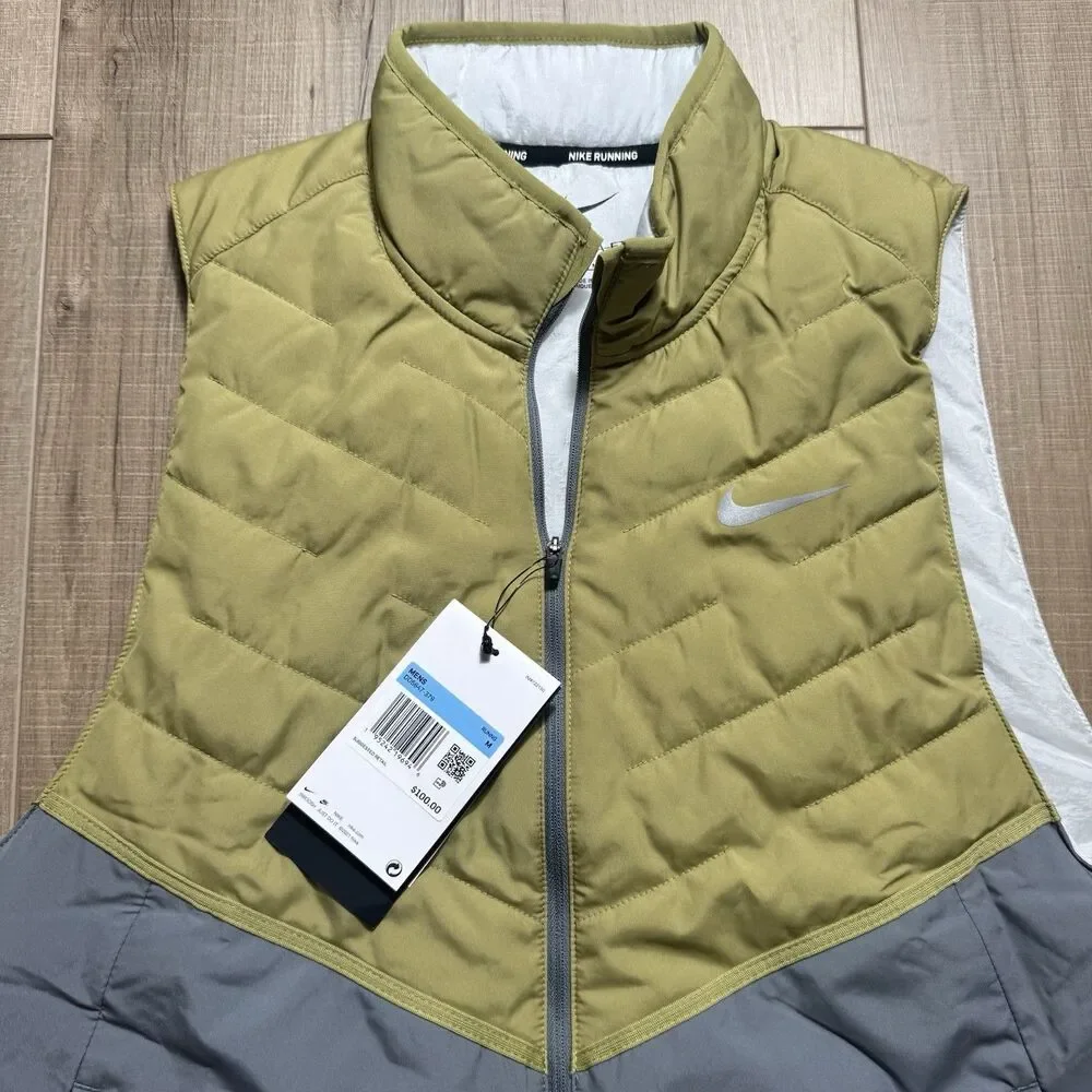 NEW Nike Men’s Medium Therma-FIT Repel Synthetic Fill Running Vest DD5647-379